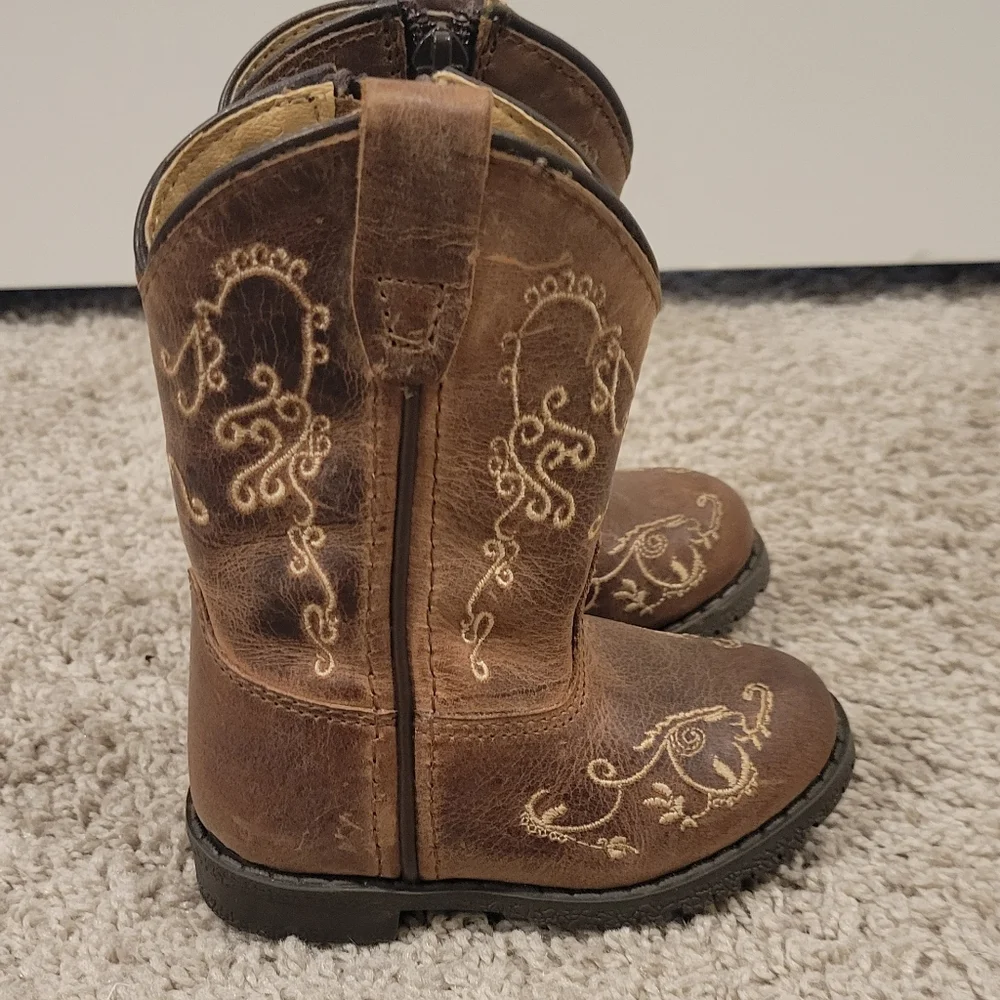 Smoky Hopalong Western Boots Size 4 Toddler